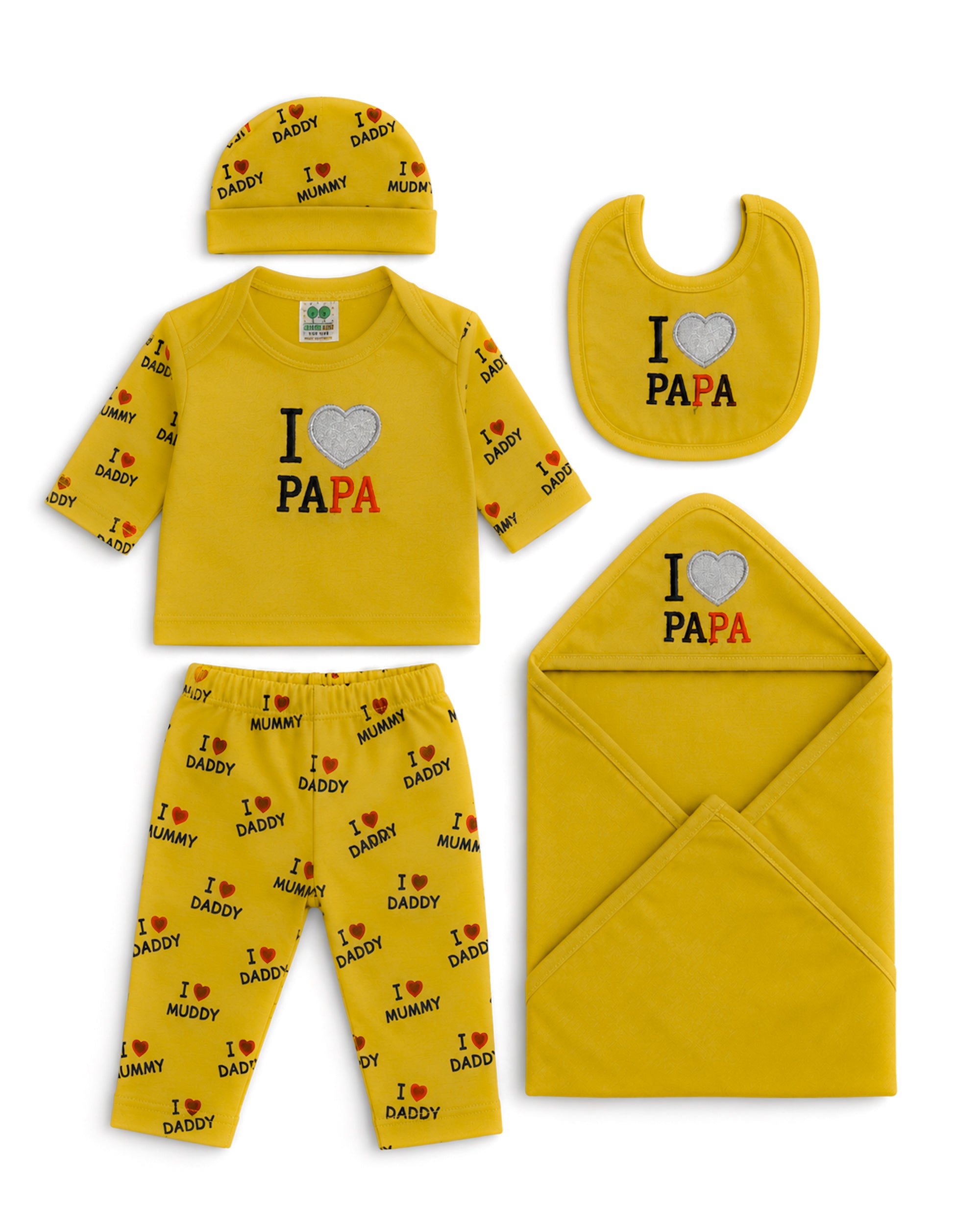 Newborn Baby Gift Set - 5 Pcs Suit Set
