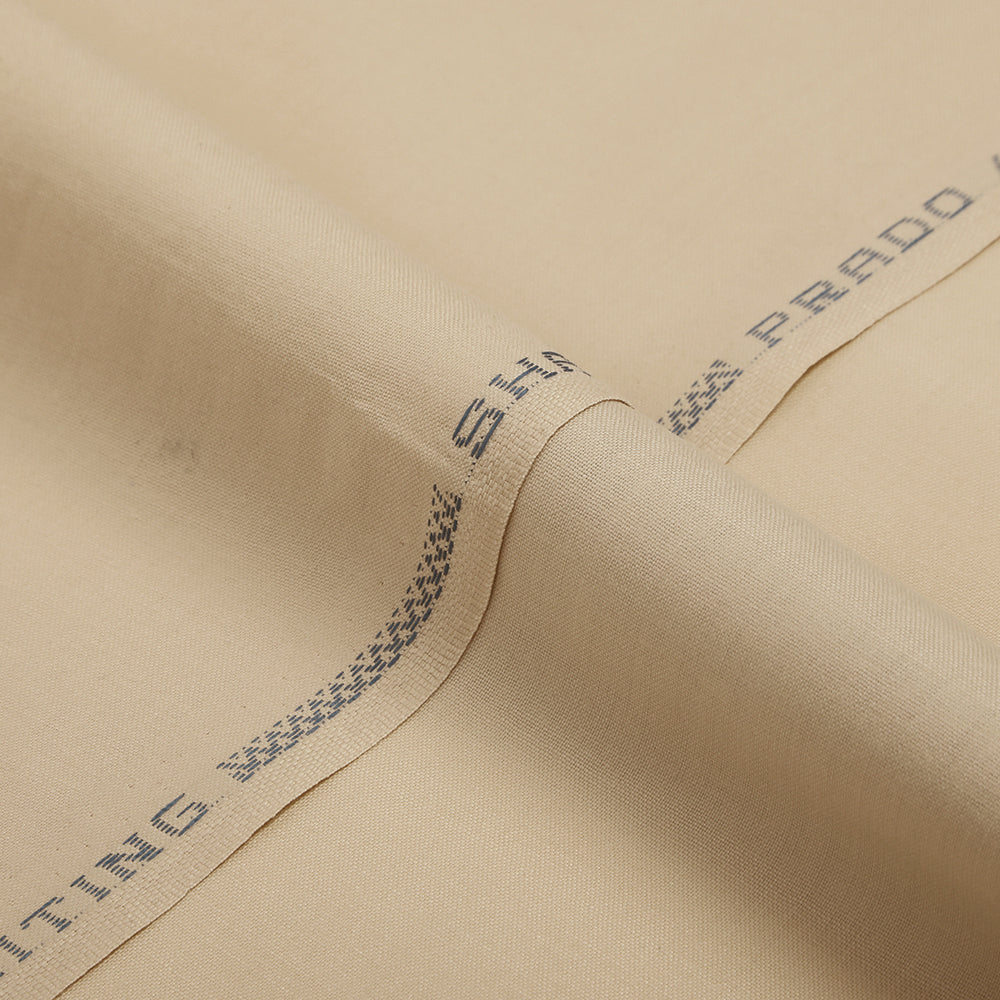 Men's Shabbir Gold Plain Wash & Wear Unstitched Suit - A26, Men's Unstitched Fabric, Chase Value, Chase Value