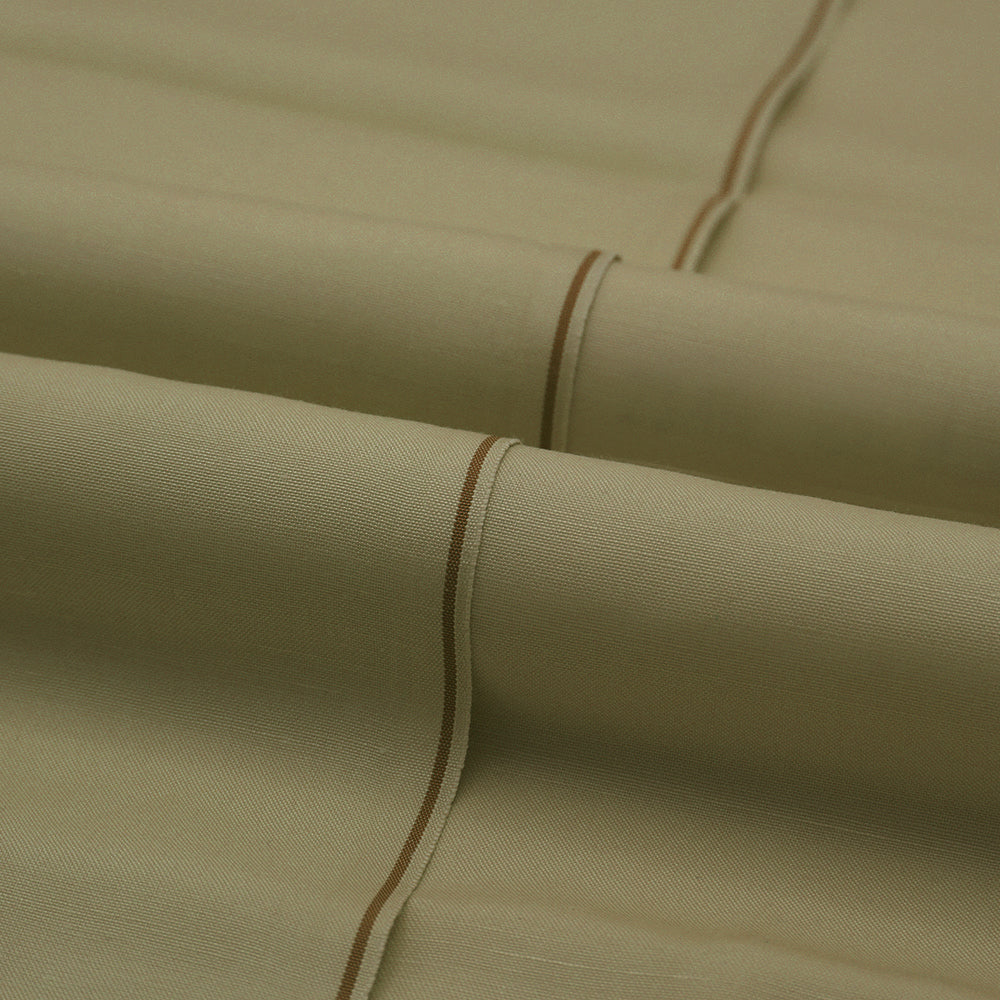 Men's Shabbir Gold Plain Wash & Wear Unstitched Suit- A38, Men's Unstitched Fabric, Chase Value, Chase Value