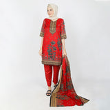 Women's Wash & Wear Unstitched 3pcs Suit - A24, Women, 3Pcs Shalwar Suit, Chase Value, Chase Value