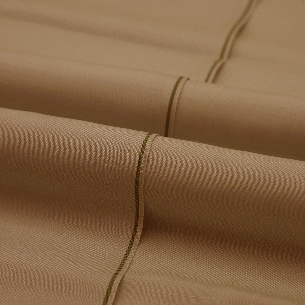 Men's Shabbir Gold Plain Wash & Wear Unstitched Suit- A50, Men's Unstitched Fabric, Chase Value, Chase Value