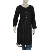 Women's Kurti - Black, Women Ready Kurtis, Chase Value, Chase Value