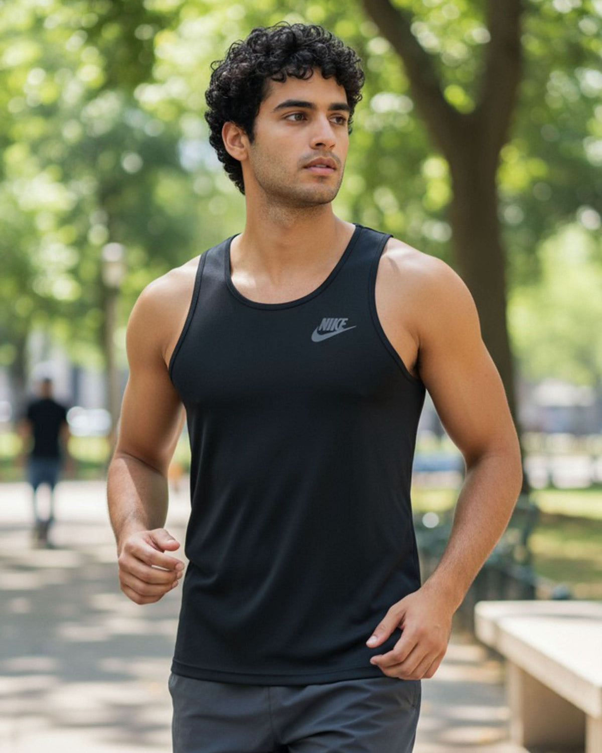 Men's Plain Sando - Black, Men's T-Shirts & Polos, Chase Value, Chase Value