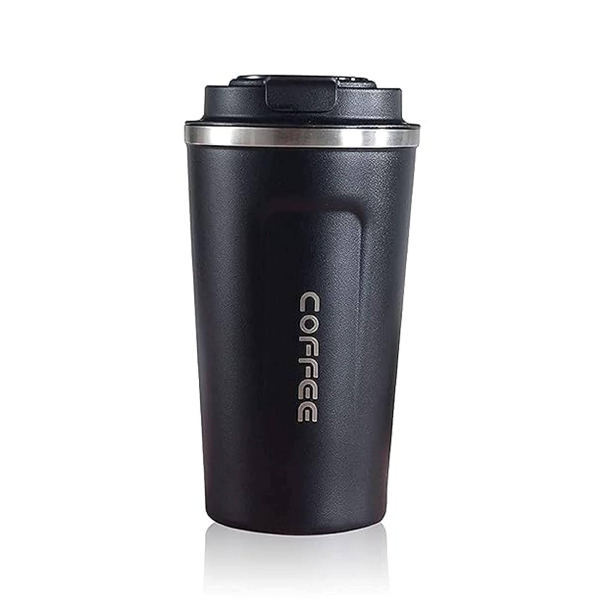 Vacuum Mug Stainless Steel 400Ml - Black, Thermos & Mug, Chase Value, Chase Value