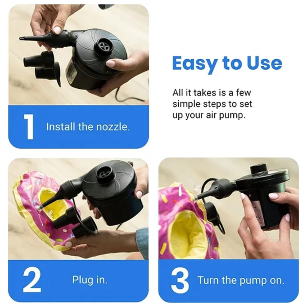 Electric Air Pump Ht-196 - Black, Swimming, Chase Value, Chase Value