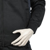 Men's Full Sleeves Fleece Zipper Track Suit - Black, Men's Track Suits, Chase Value, Chase Value
