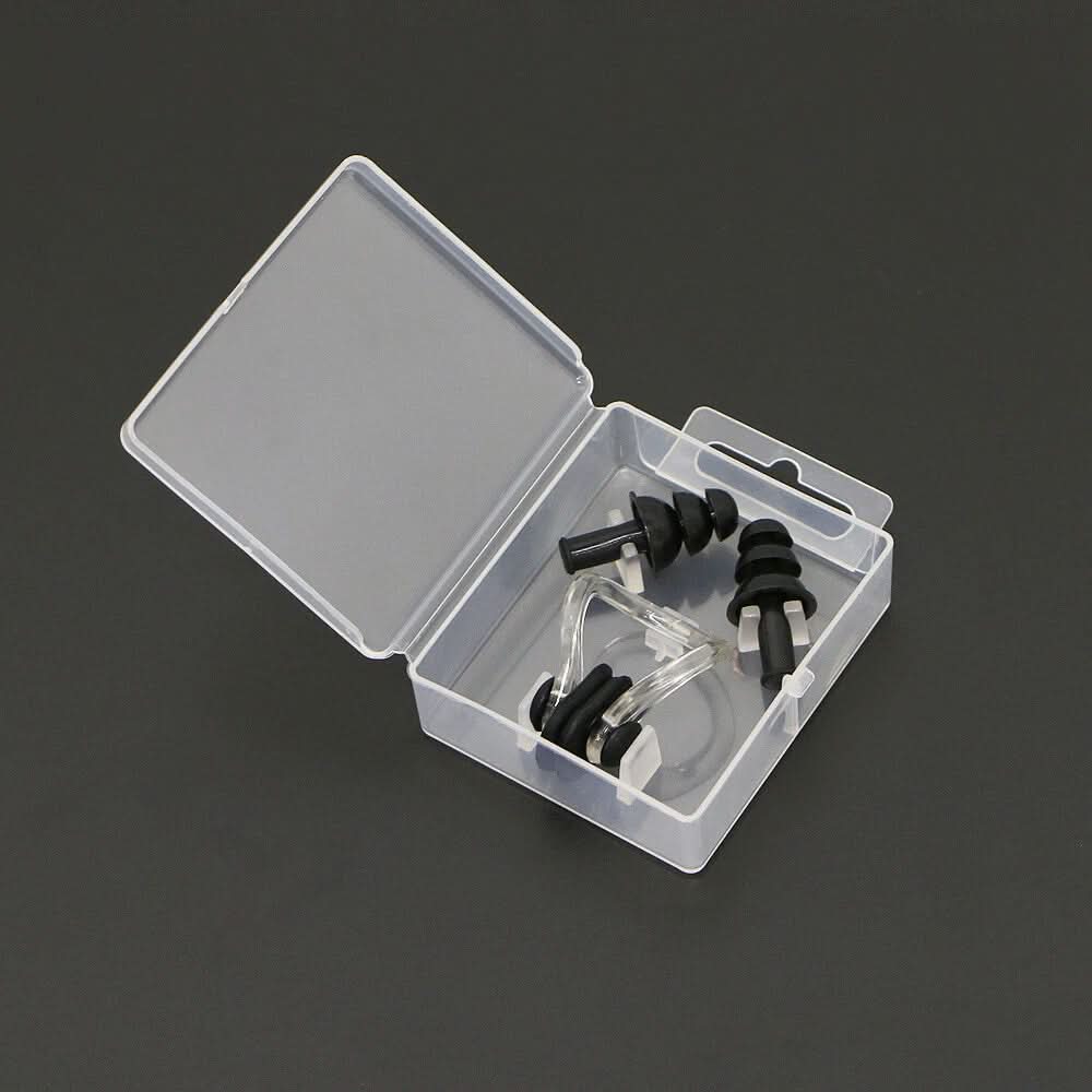 Swimming Ear And Nose Plug Set - Black, Swimming, Chase Value, Chase Value