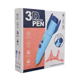 Battery Operated 3D Pen With 3.7V 500Mah Li-Battery - Blue, Educational Toys, Chase Value, Chase Value
