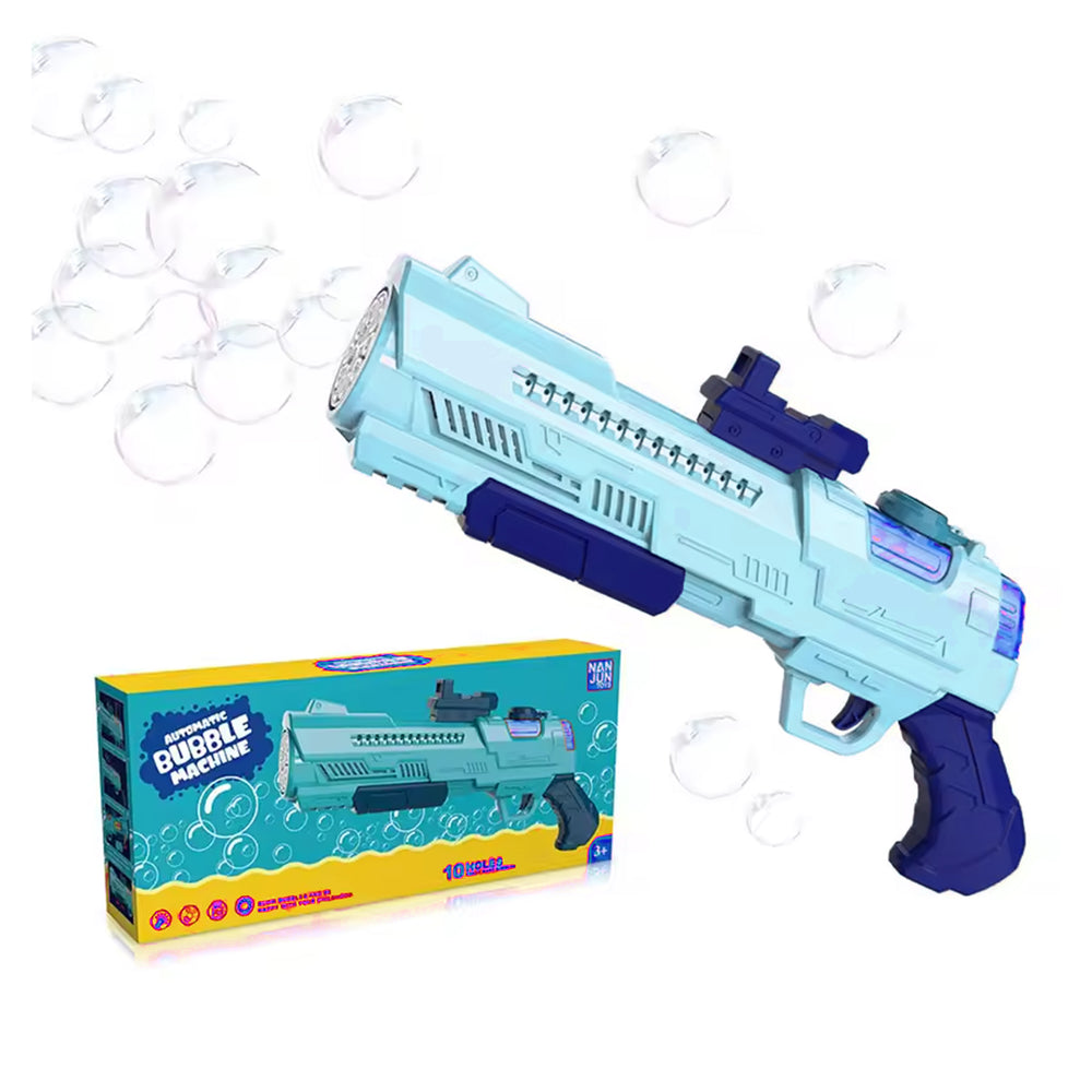 10-Hole Space Bubble Gun with Lights – Kids Toy, Weapon Toys, Chase Value, Chase Value