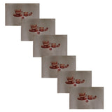 Table Mat Pack Of 6 - Brown, Mats, Chase Value, Chase Value