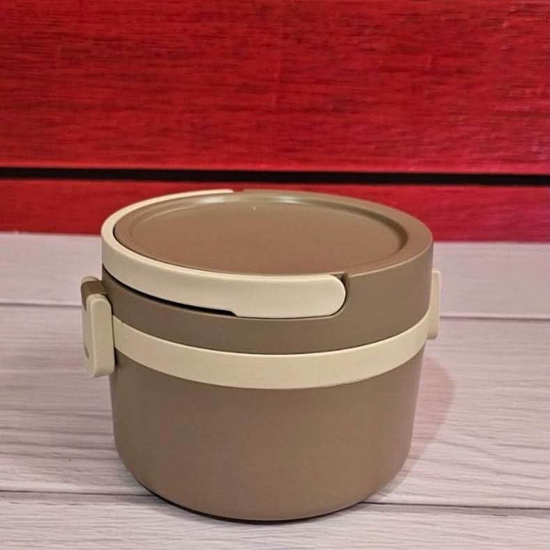 Stainless Steel Clevity Lunch Box - Brown, Tiffin Boxes & Bottles, Chase Value, Chase Value
