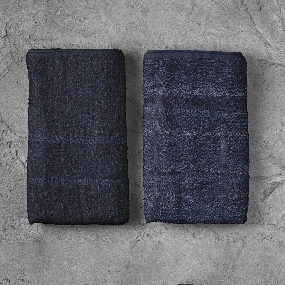 Terry Tea Towels Pack Of 2 - Grey, Kitchen Towels, Chase Value, Chase Value