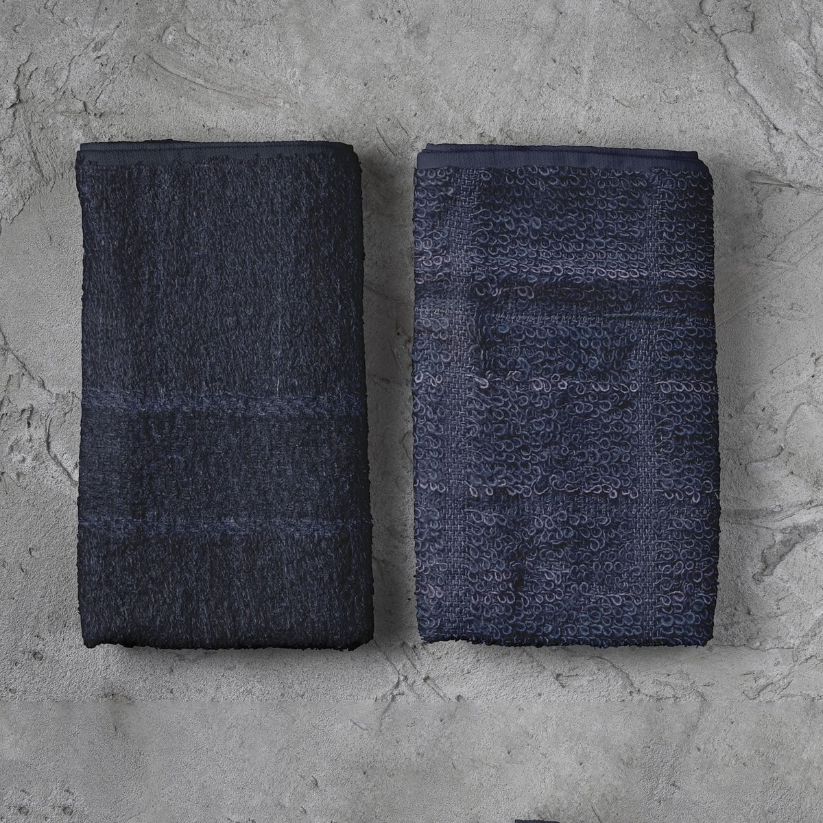 Terry Tea Towels Pack Of 2 - Grey, Kitchen Towels, Chase Value, Chase Value