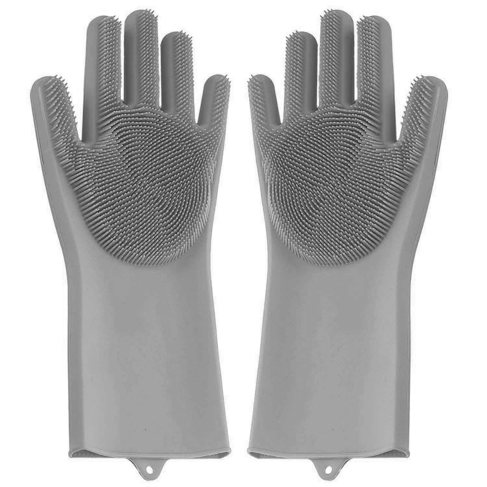 Silicon Dish Washing Gloves, Kitchen Tools & Accessories, Chase Value, Chase Value