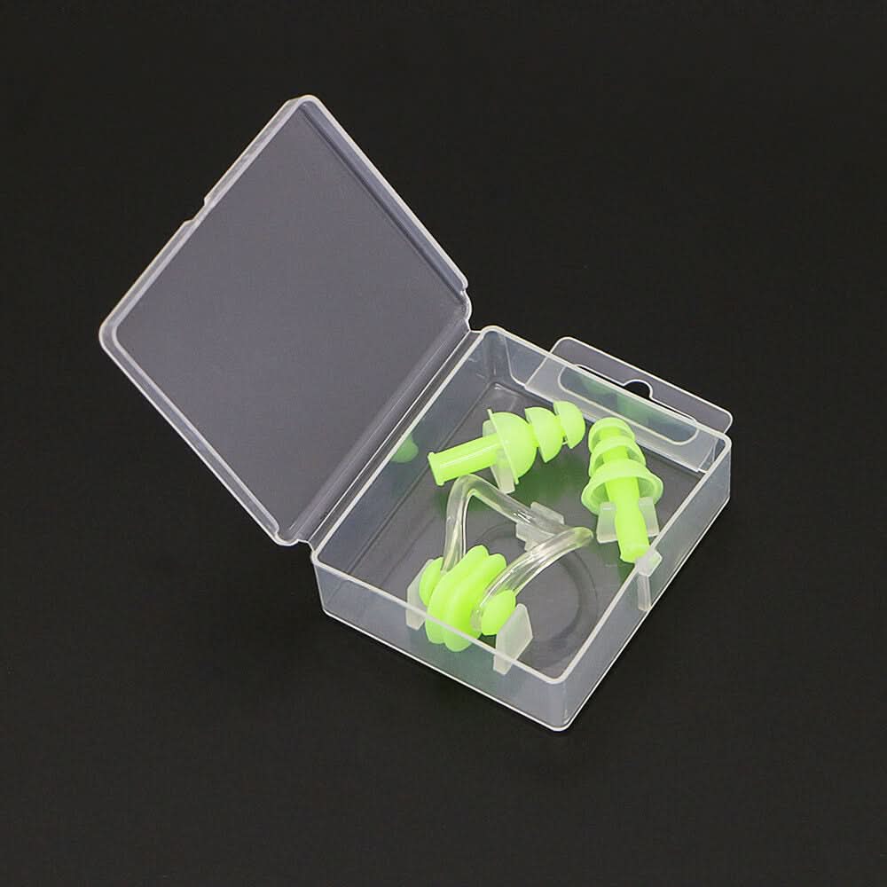 Swimming Ear And Nose Plug Set - Light Green, Swimming, Chase Value, Chase Value
