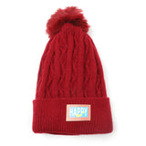 Women's Woolen Knitted Cap - Maroon, Women's Cap & Other Accessories, Chase Value, Chase Value
