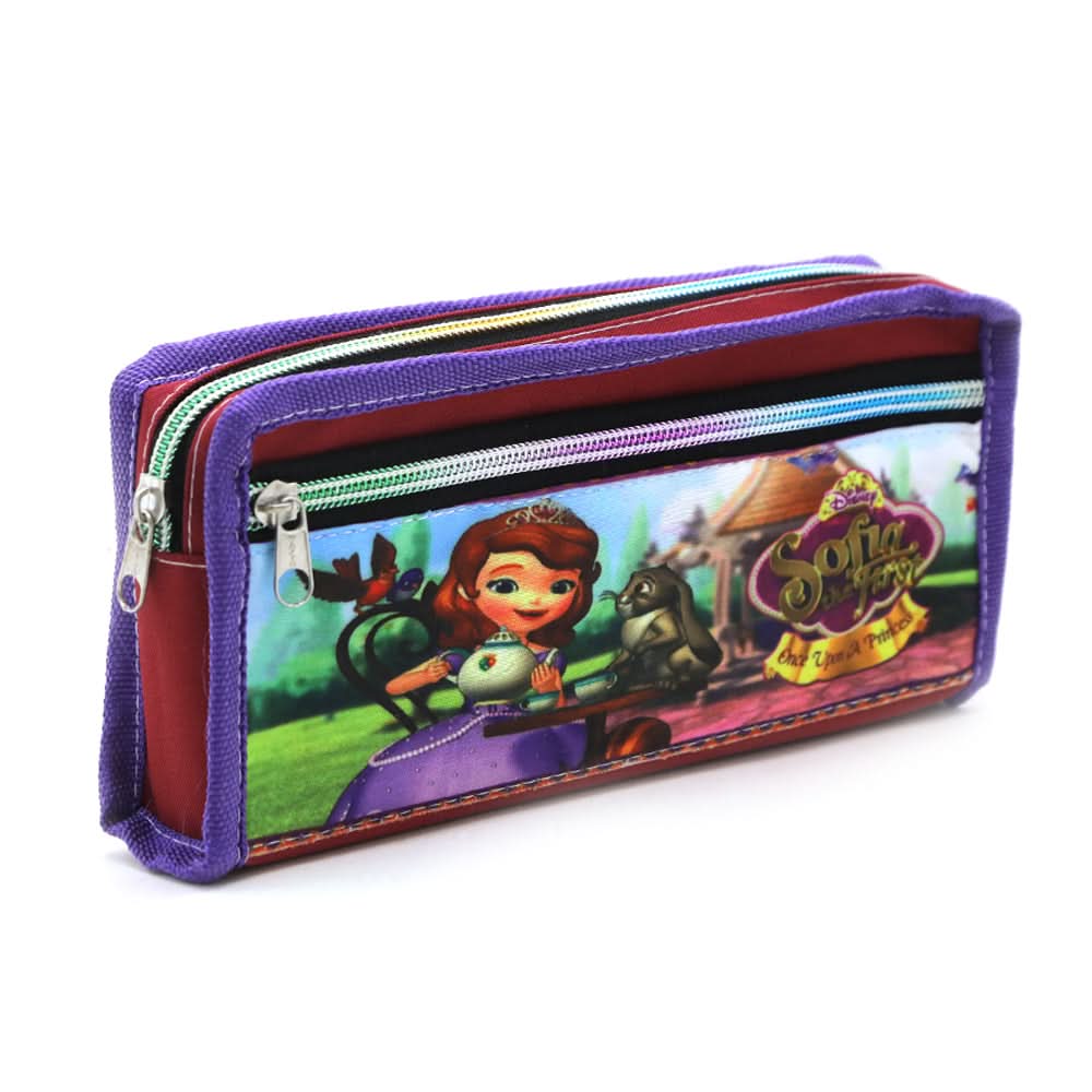 Pencil Pouch - Maroon, Pencil Boxes & Stationery Sets, Chase Value, Chase Value
