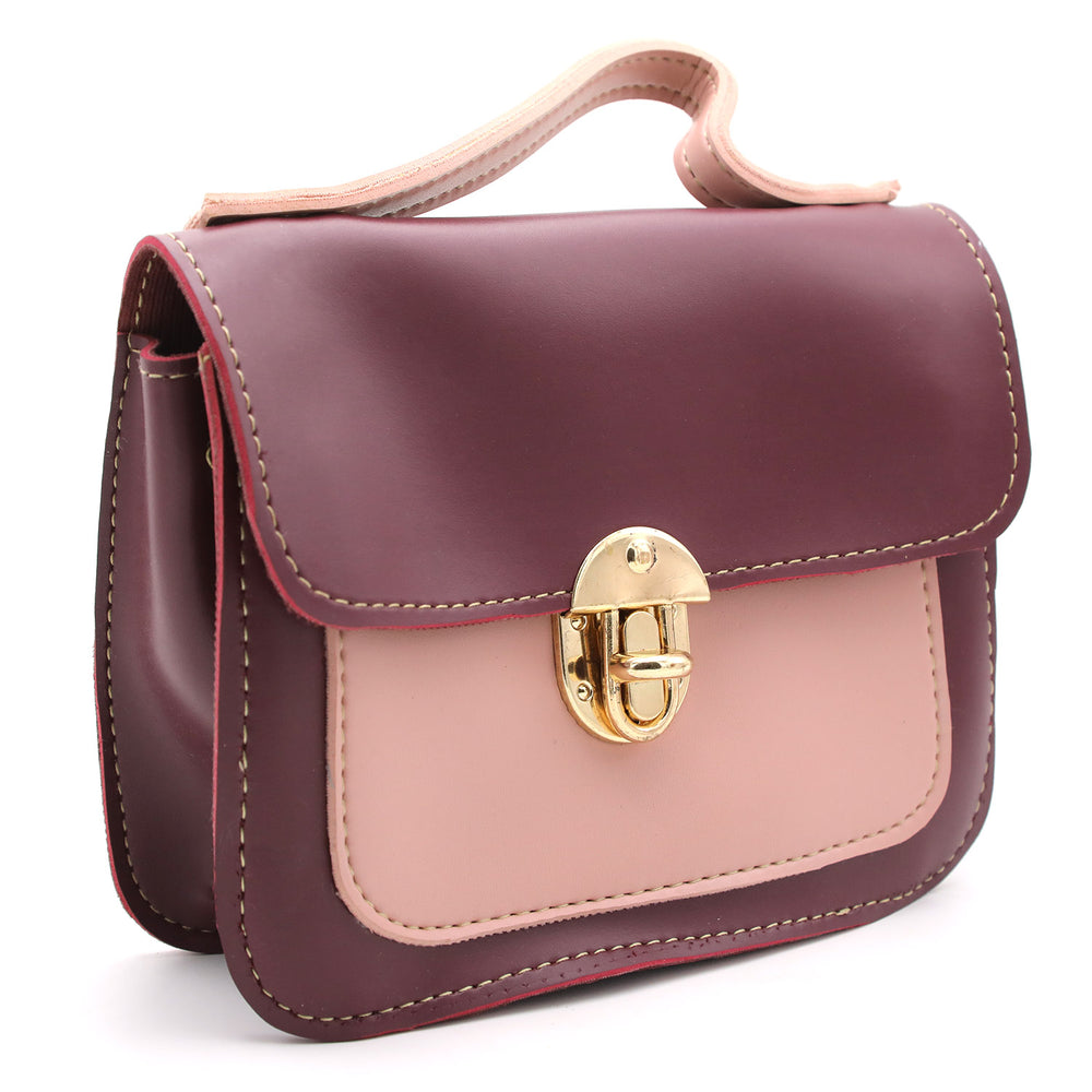 Women's Shoulder Bag - Maroon, Women Bags, Chase Value, Chase Value