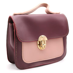 Women's Shoulder Bag - Maroon