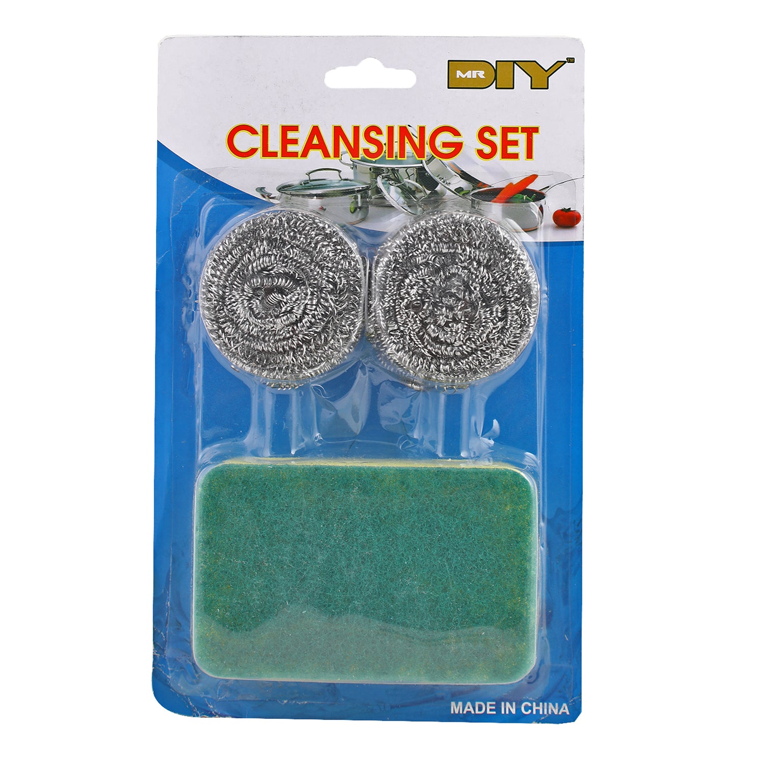 Kitchen Cleaner Set 3Pcs - Multi Color, Kitchen Tools, Chase Value, Chase Value