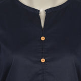Women's Plain Kurti - Navy Blue, Women Ready Kurtis, Chase Value, Chase Value