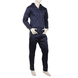 Men's Full Sleeves Fleece Zipper Track Suit - Navy Blue, Men's Track Suits, Chase Value, Chase Value