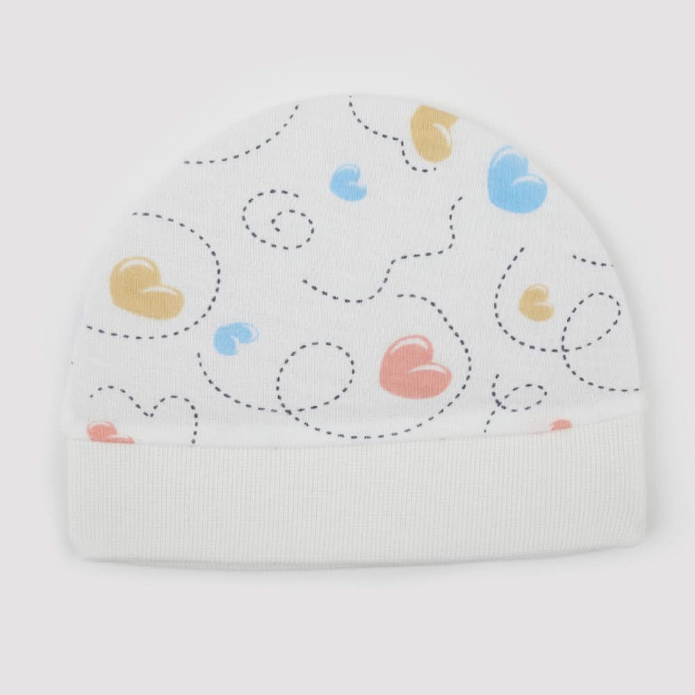 Valuable Baby Cap - Off White, Newborn Caps, Shoes & Socks, Chase Value, Chase Value