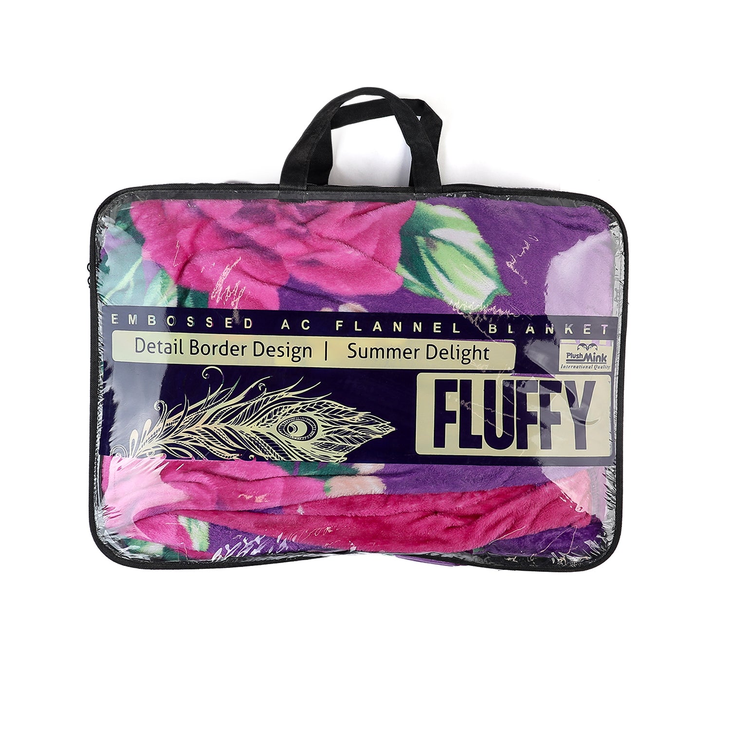 Supremo Embossed Flannel Blanket Double Bed 180X220 - Purple, Blanket, Chase Value, Chase Value