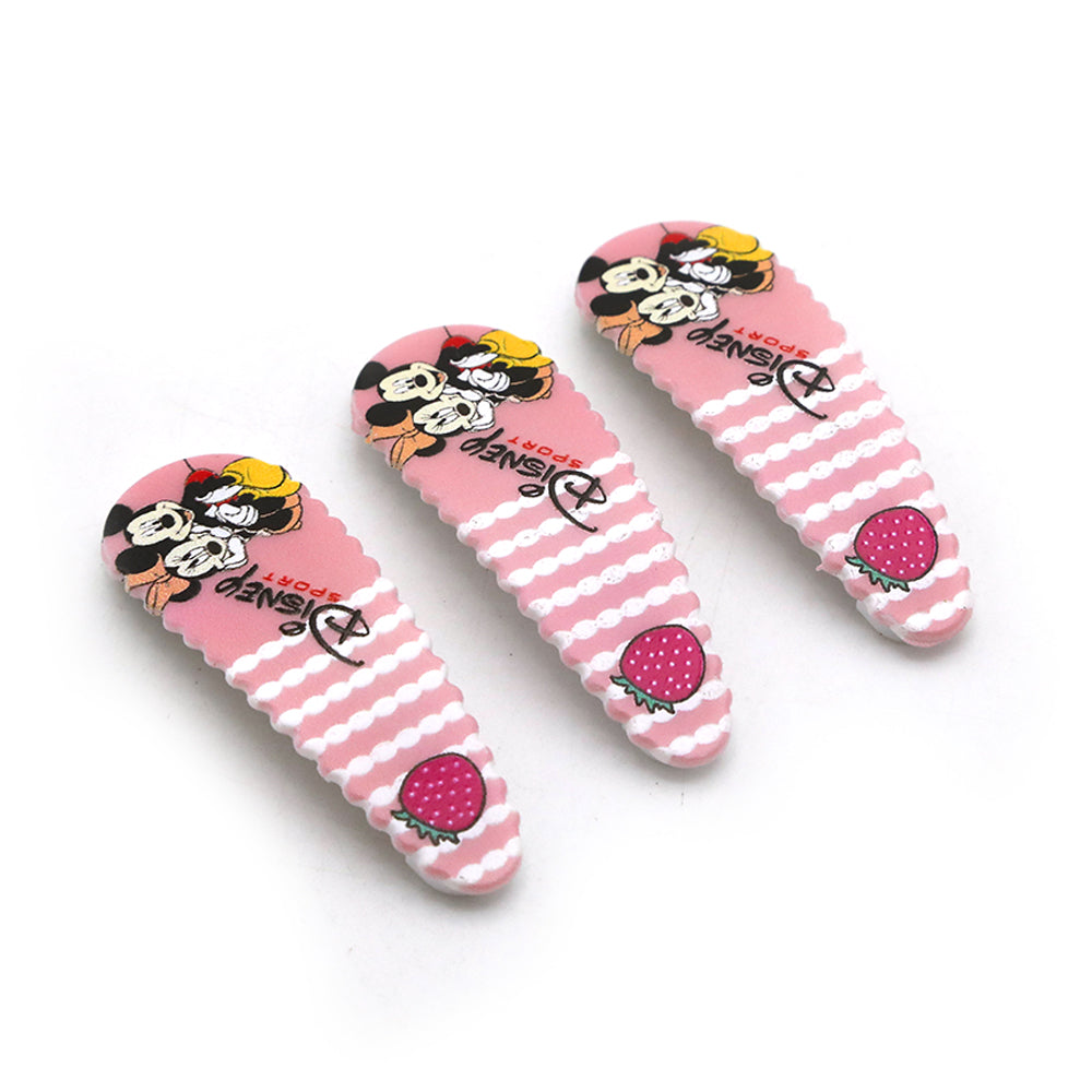 Mini Tic Tac Hair pin - Peach, Girls Hair Accessories, Chase Value, Chase Value