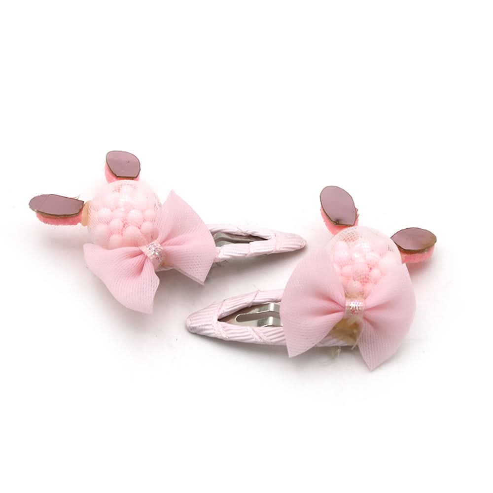 Girls Hair Pins 2 Pcs - Pink, Girls Hair Accessories, Chase Value, Chase Value