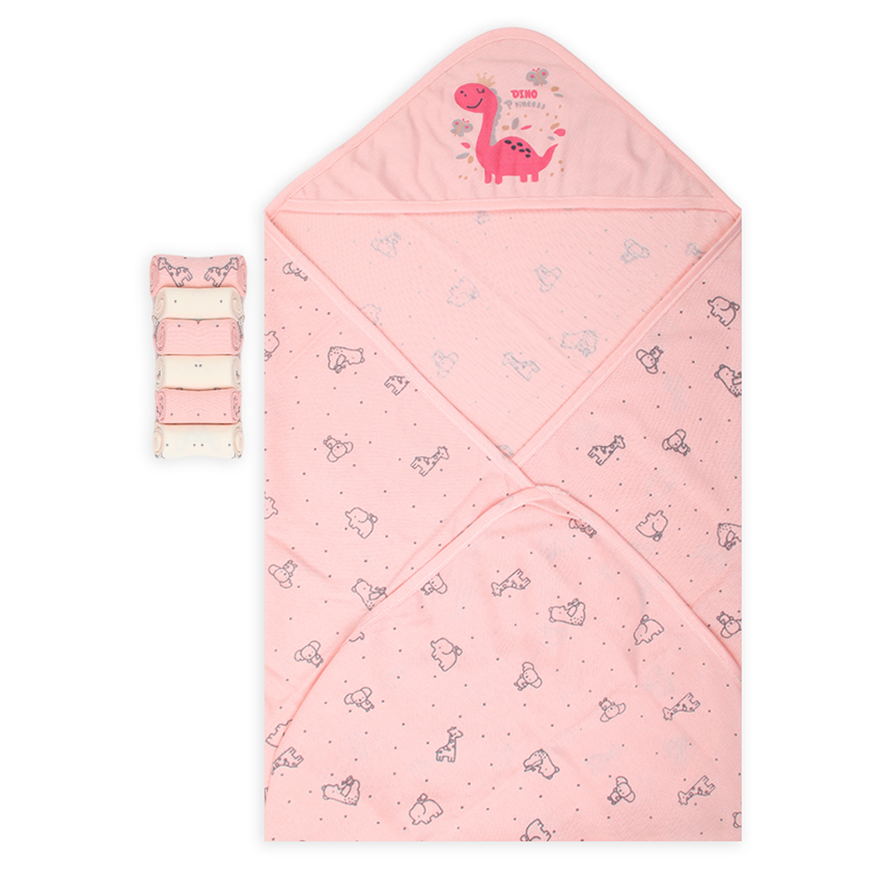 Valuable Wrapping Sheet & 6pc Roll Face towel - Pink, Wrapping Sheets, Chase Value, Chase Value
