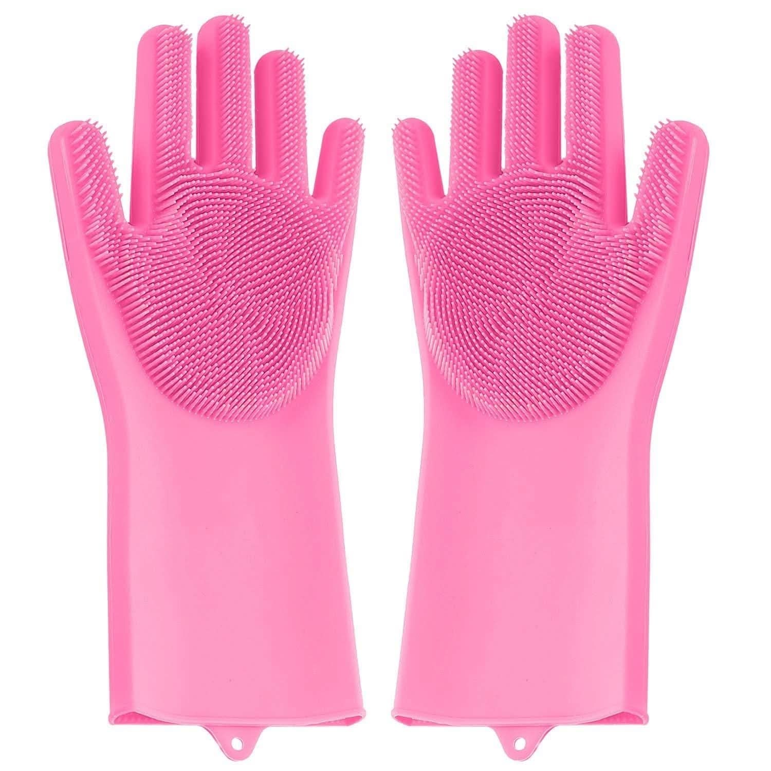 Silicon Dish Washing Gloves, Kitchen Tools & Accessories, Chase Value, Chase Value