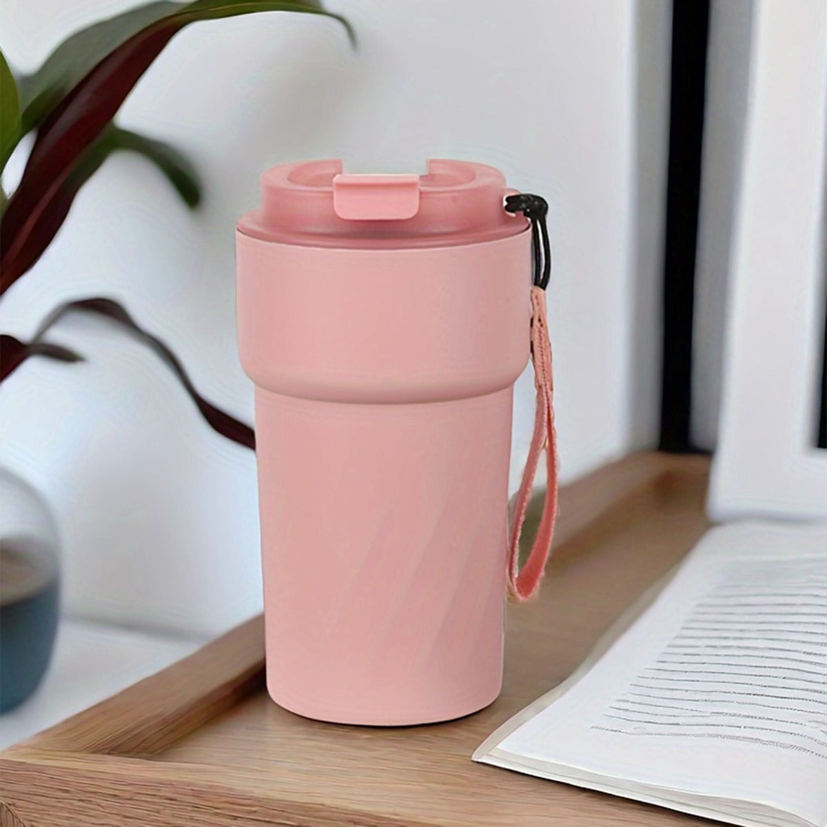Vacuum Mug Stainless Steel 380Ml - Pink, Thermos & Mug, Chase Value, Chase Value