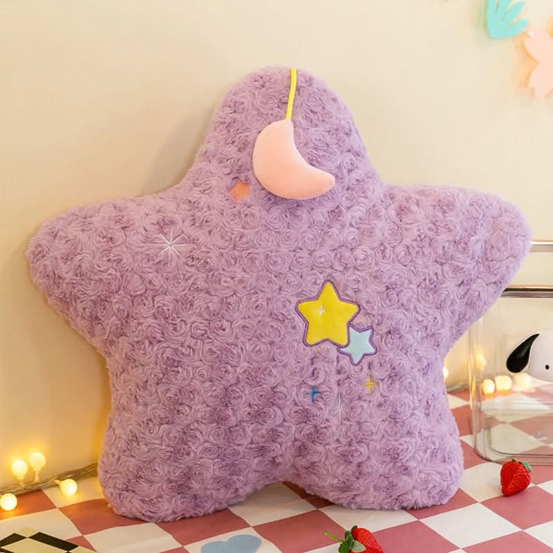 Star Fleece Filled Cushion - Purple, Cushions & Pillows, Chase Value, Chase Value