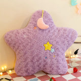Star Fleece Filled Cushion - Purple, Cushions & Pillows, Chase Value, Chase Value