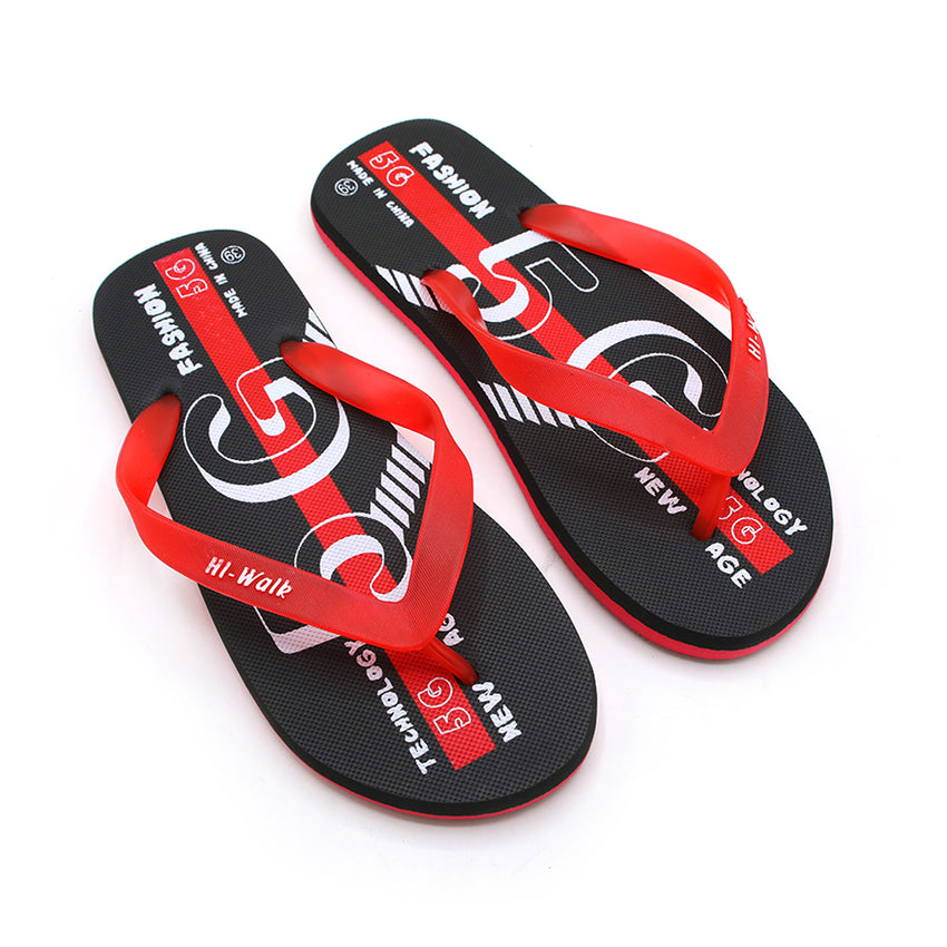 Men's Flip Flop Slipper - Red