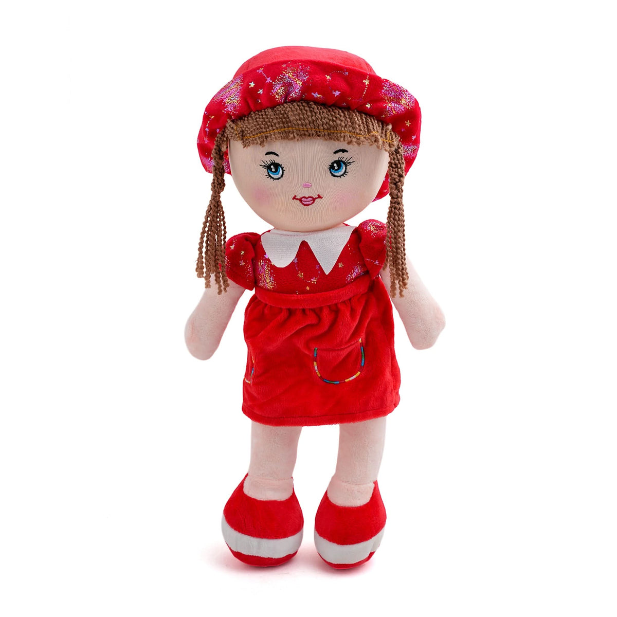 Stuff Candy Doll for Kids - Red, Stuffed Toys, Chase Value, Chase Value