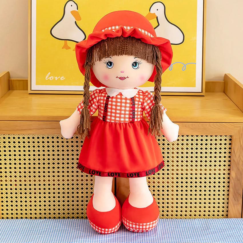 Stuff Candy Doll for Kids - Red, Stuffed Toys, Chase Value, Chase Value