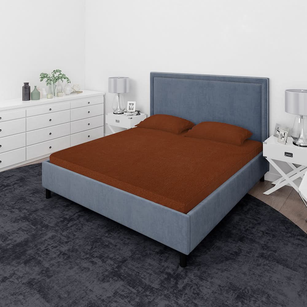 Water Proof Mattress Protector Double Bed - Rust, Mattress Protector, Chase Value, Chase Value