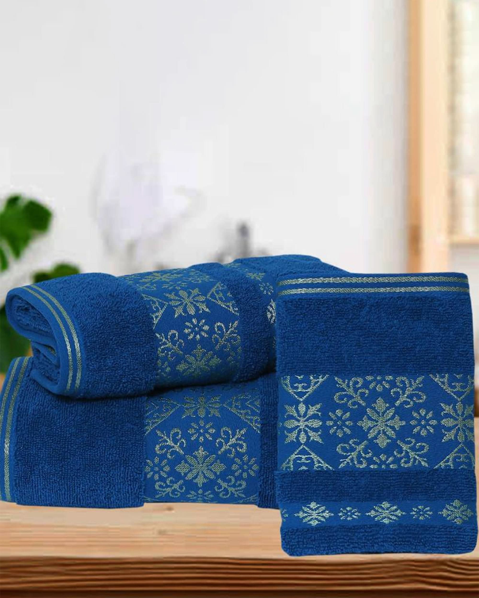 Towel Set 3 Pcs, Bath Towels, Chase Value, Chase Value