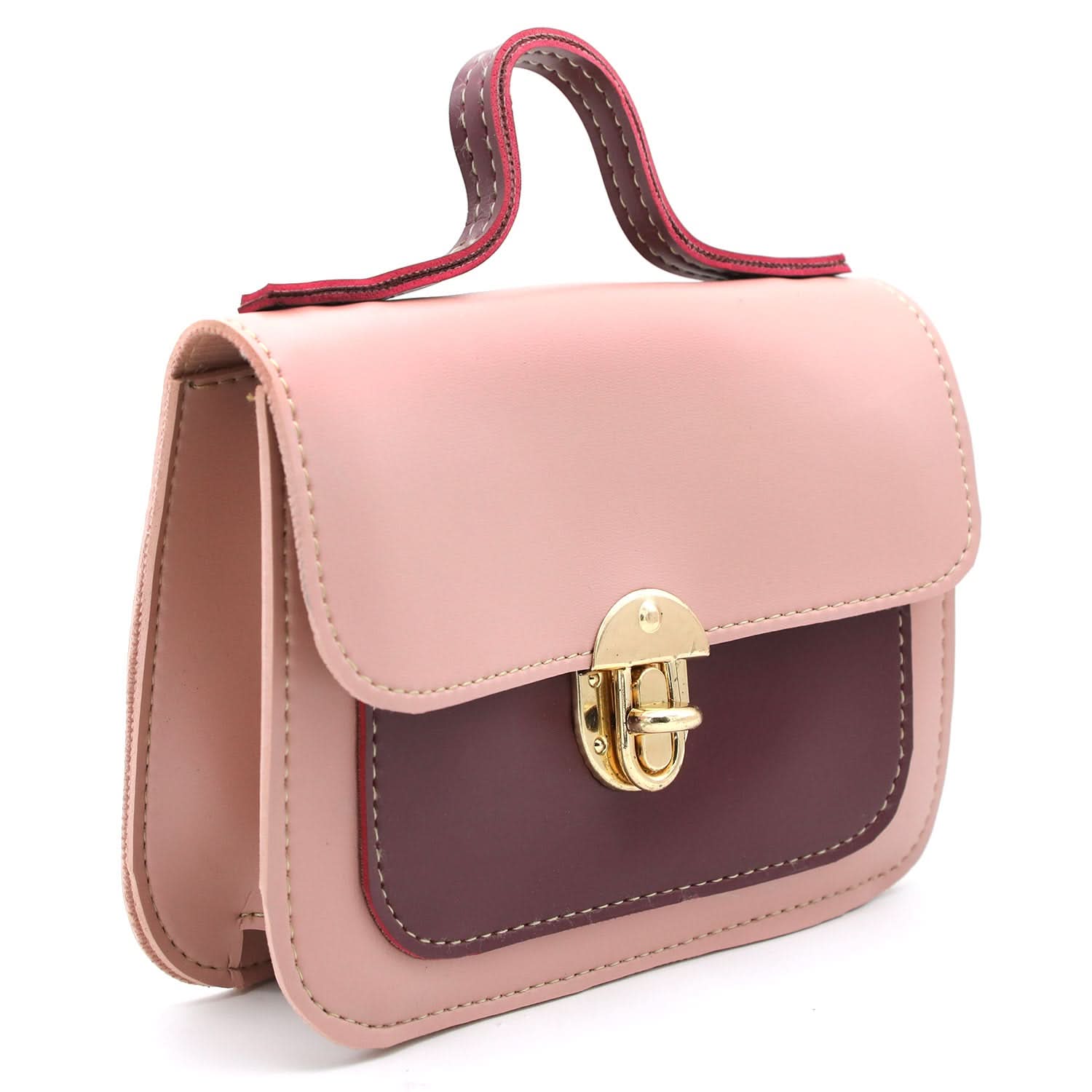 Women's Shoulder Bag - Tea Pink, Women Bags, Chase Value, Chase Value