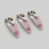 Mini Tic Tac Hair pin - White, Girls Hair Accessories, Chase Value, Chase Value
