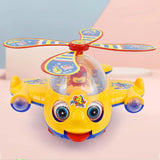 Hand Propelled Aircraft - Yellow, Non Battery Operated Toys, Chase Value, Chase Value