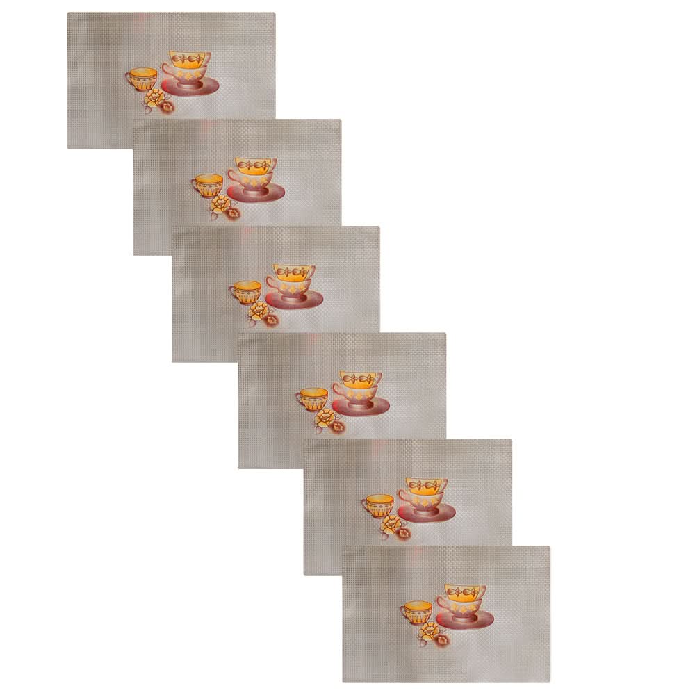 Table Mat Pack Of 6 - Yellow, Mats, Chase Value, Chase Value