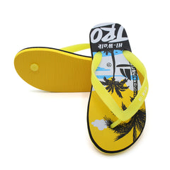 Men's Flip Flop Slipper - Yellow