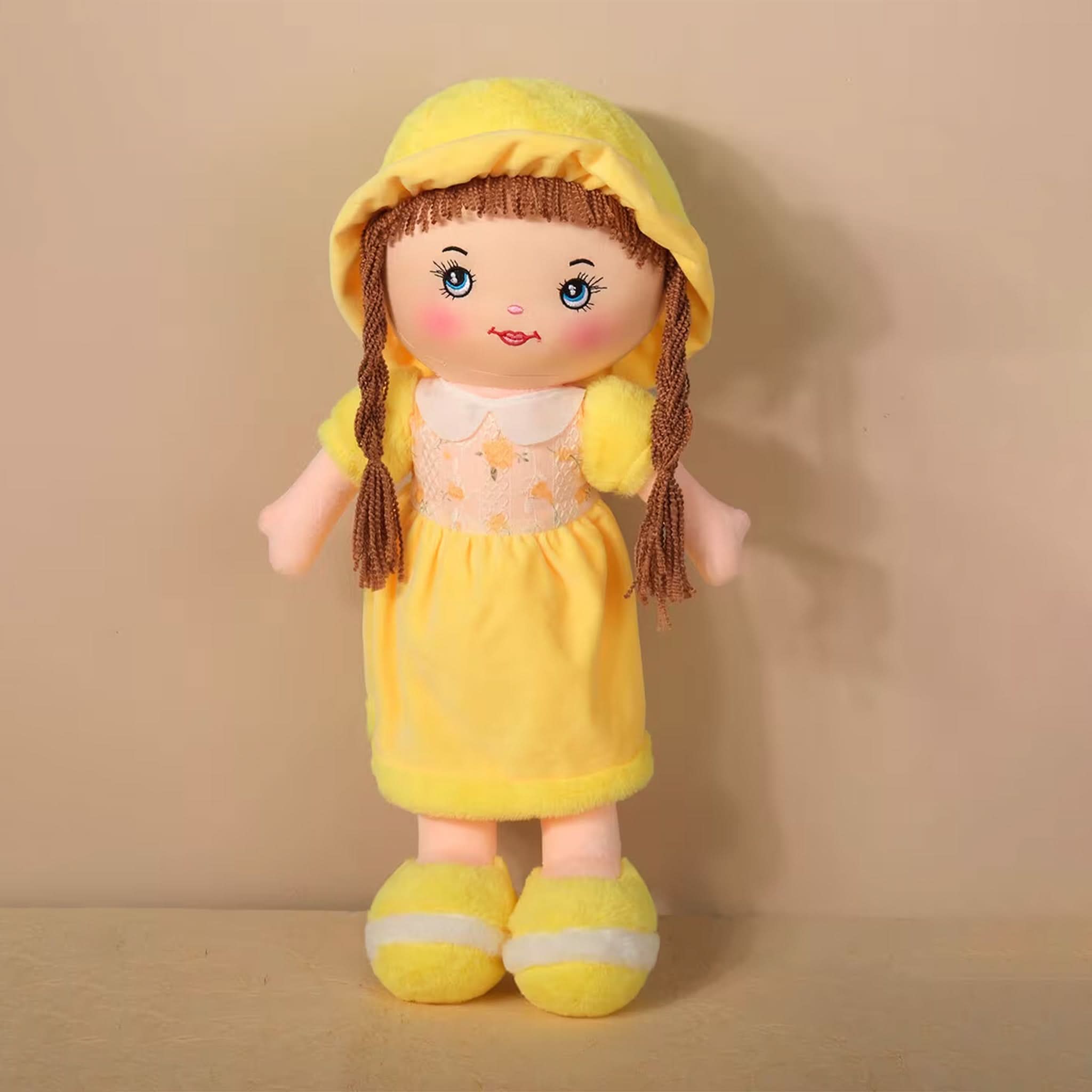 Stuff Candy Doll for Kids - Yellow, Stuffed Toys, Chase Value, Chase Value