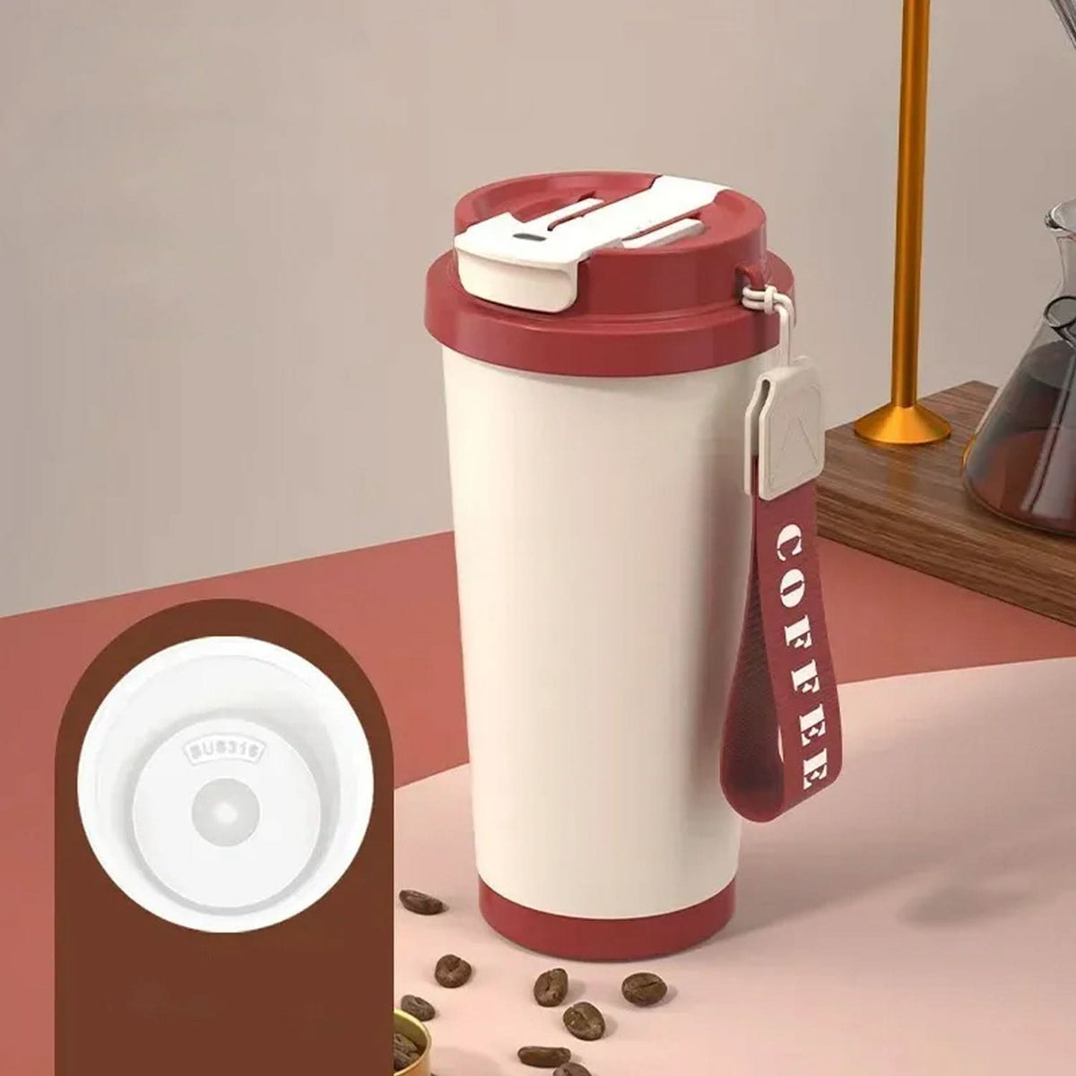 Insulated Mug – Spill-Proof Travel Mug for Hot & Cold Drinks, Thermos & Mug, Chase Value, Chase Value