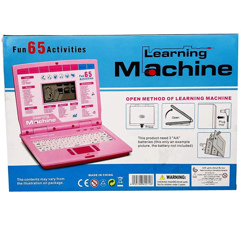 Learning & Education Laptop For Kids - Pink, Educational Toys, Chase Value, Chase Value