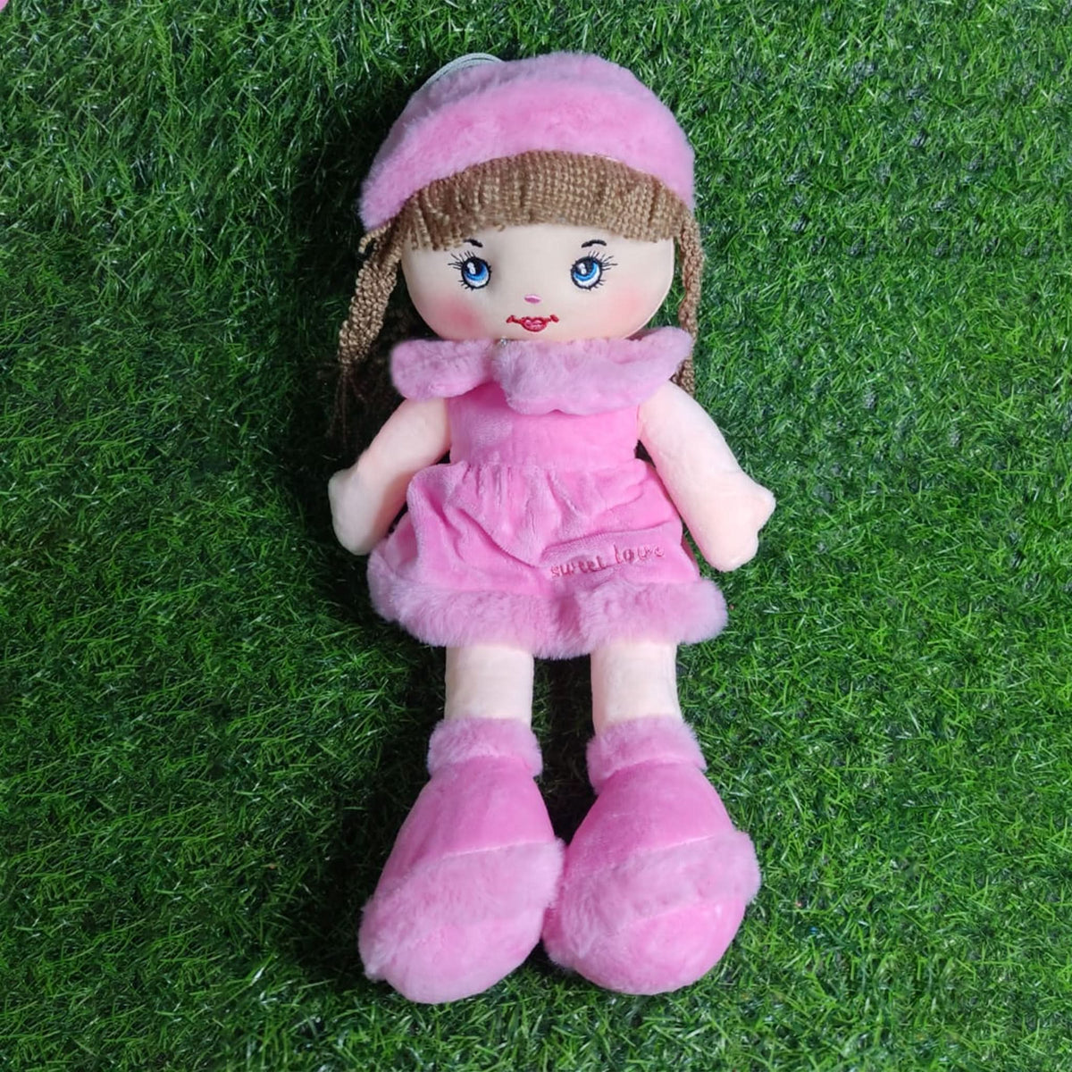 Stuff Candy Doll for Kids - Pink, Stuffed Toys, Chase Value, Chase Value