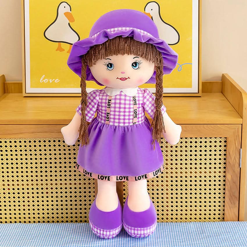 Stuff Candy Doll for Kids - Purple, Stuffed Toys, Chase Value, Chase Value